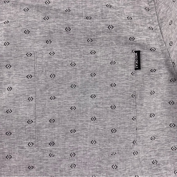 Molokai Surf Men’s Button Down Slim Fit Short Sleeve Shirt Medium NWOT - Picture 4 of 9